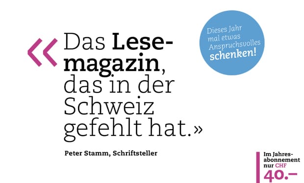 Das Geschenkabo des Literarischen Monats