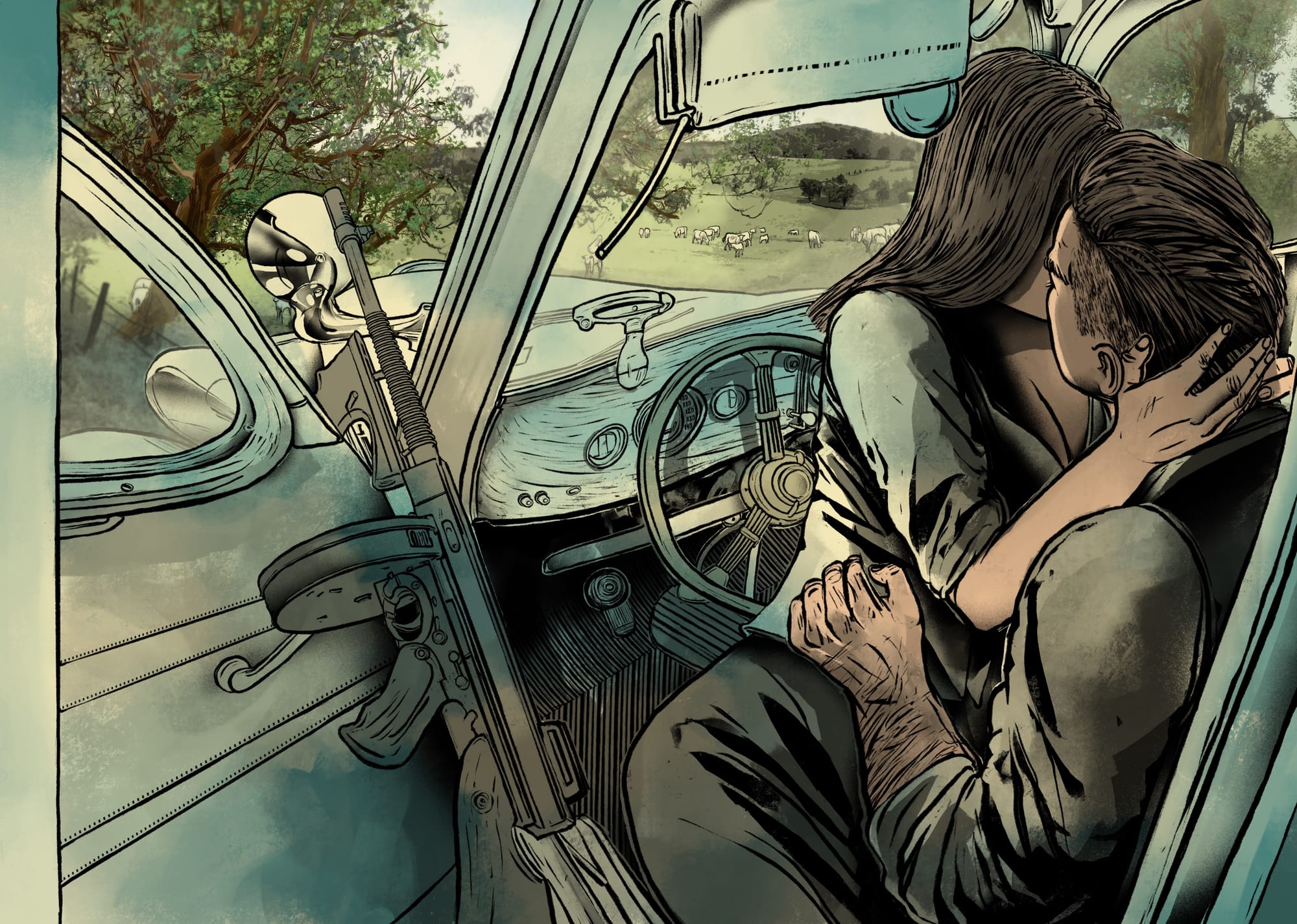 Die Todeskarre von Bonnie und Clyde