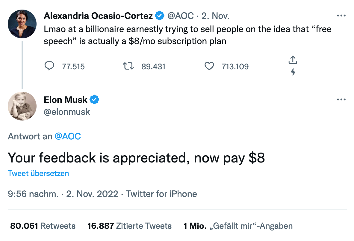 Unternehmer Musk investiert in Meinungsfreiheit
