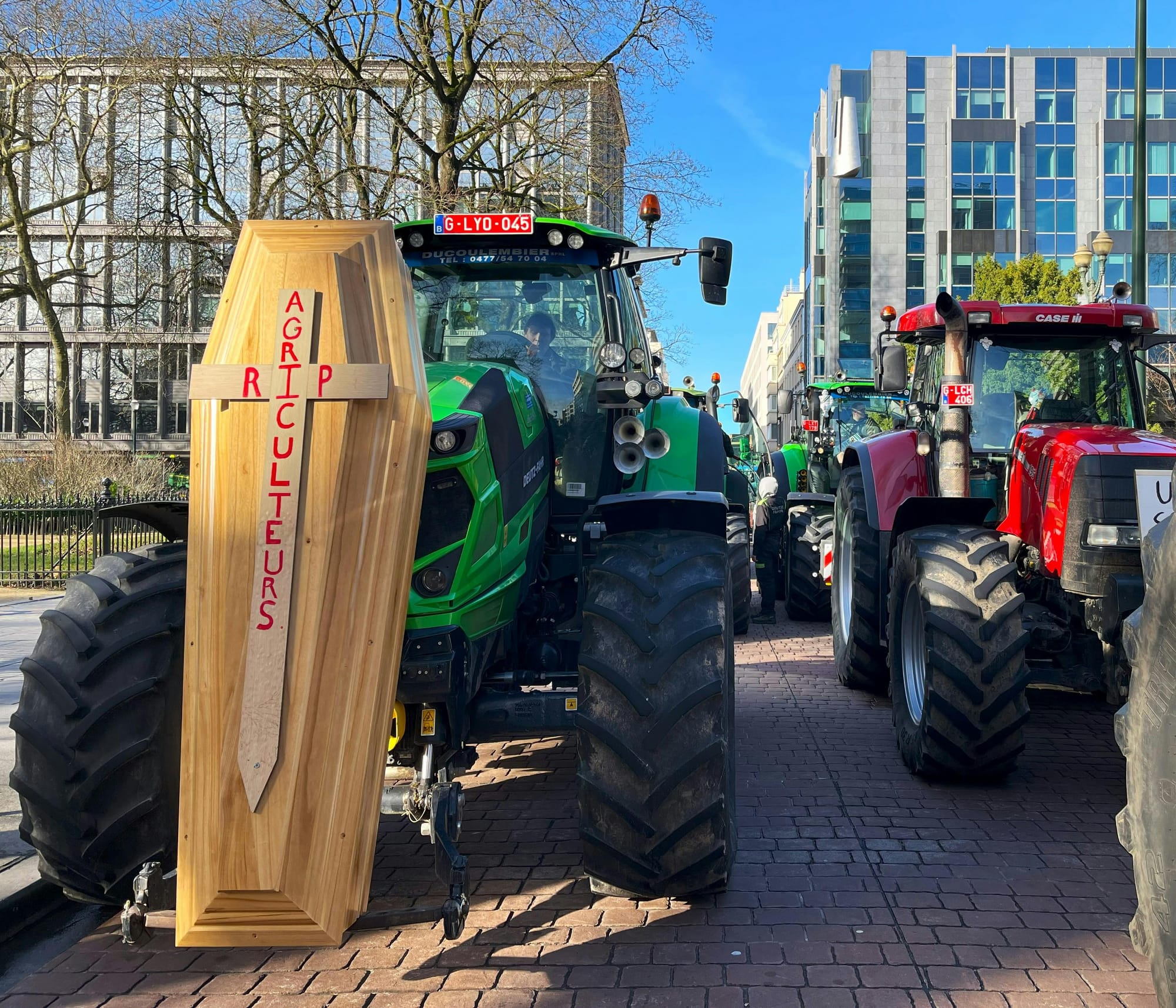 Politikversagen treibt  die Bauern auf die Strasse