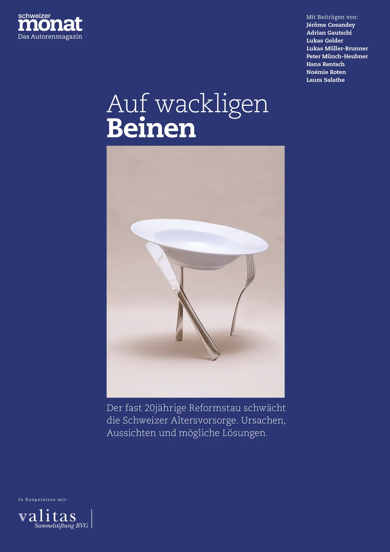 Cover: Auf wackligen Beinen