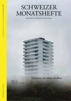 Cover: Scheitern ist nicht strafbar
