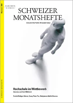 Cover: Hochschule im Wettbewerb