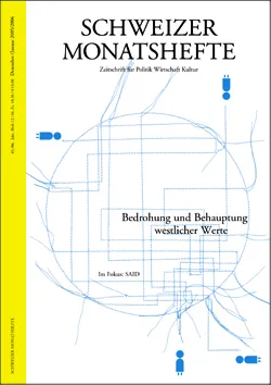 Cover: Bedrohung und Behauptung westlicher Werte