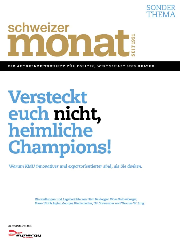 Cover: Versteckt euch nicht, heimliche Champions!