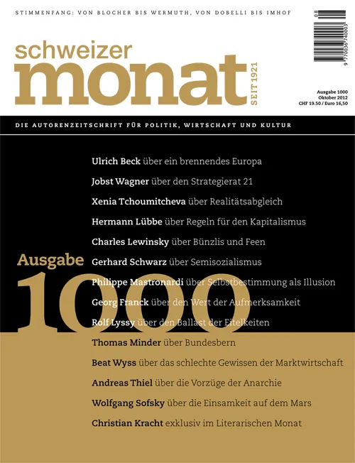 Cover: Ausgabe 1000