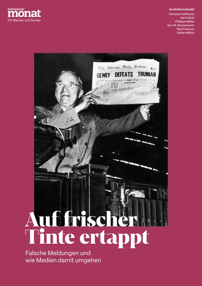 Cover: Auf frischer Tinte ertappt