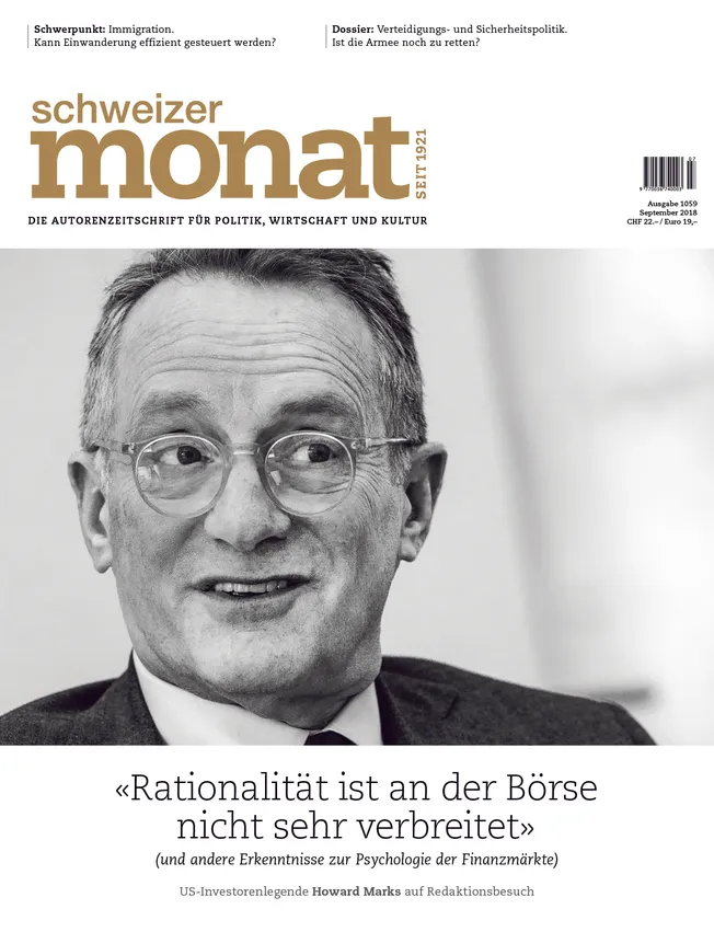 Cover: «Rationalität ist an der Börse nicht sehr verbreitet»