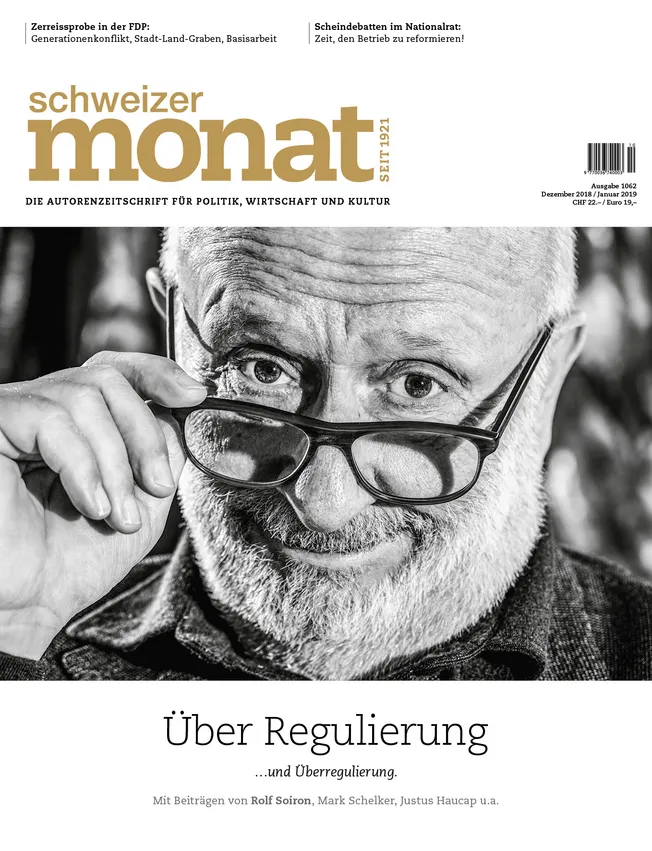 Cover: Über Regulierung