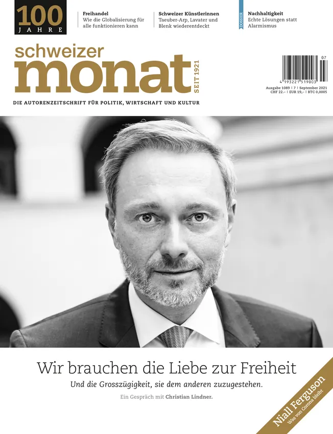 Cover: Wir brauchen die Liebe zur Freiheit