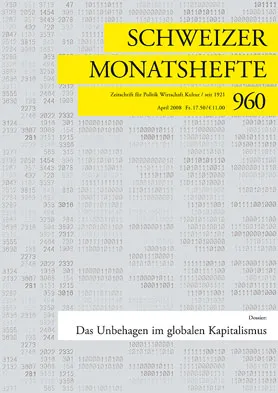 Cover: Das Unbehagen im globalen Kapitalismus