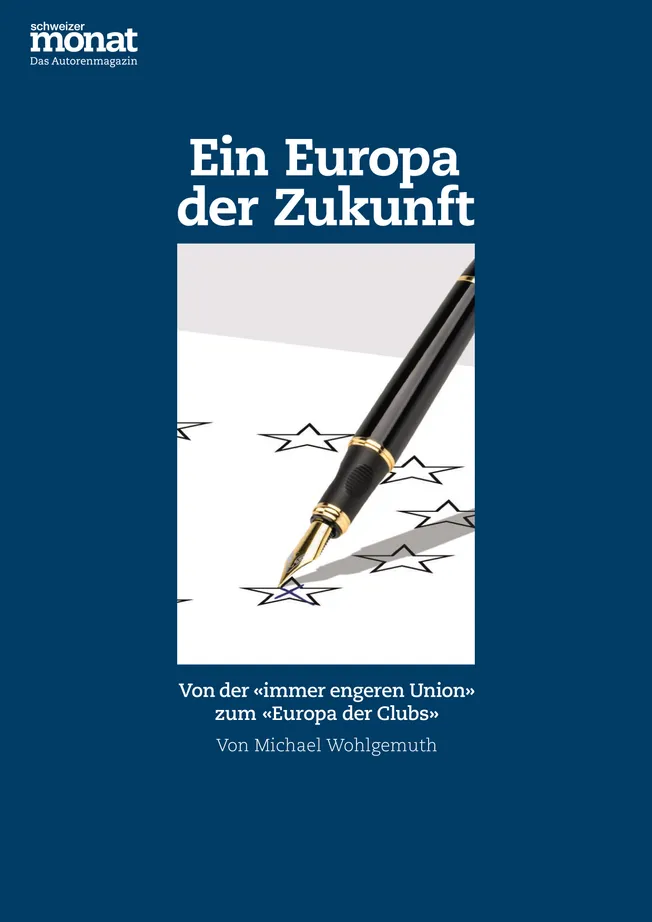 Cover: Ein Europa der Zukunft