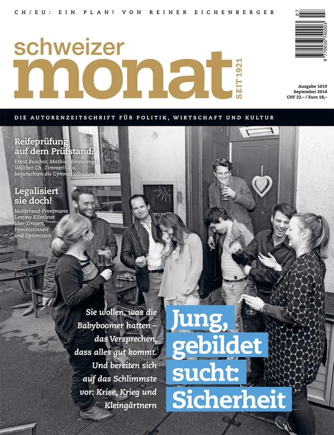 Cover: Jung, gebildet sucht: Sicherheit